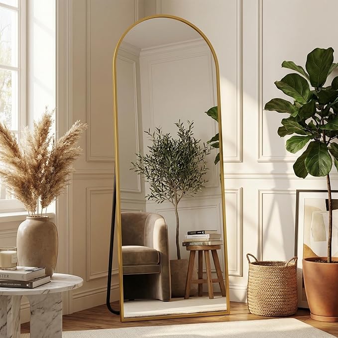 Suidia 56"x15" Arched Full Length Mirror