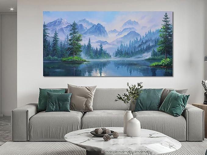 Ardemy Forest Landscape Canvas Painting 58"x29"