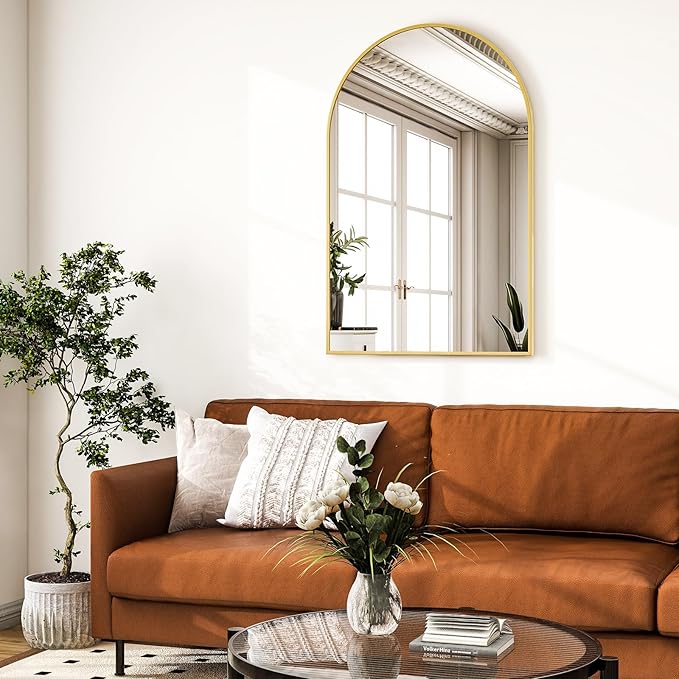 HARRITPURE Arched Bathroom Mirror