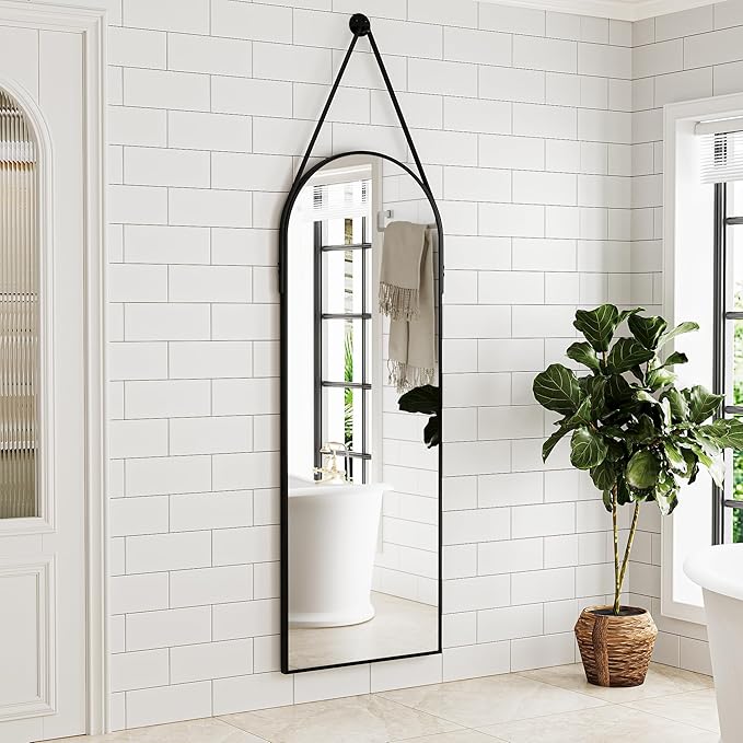Full Length Mirror, Arched Wall Mounted Mirror, Wall Mirrors Full Length