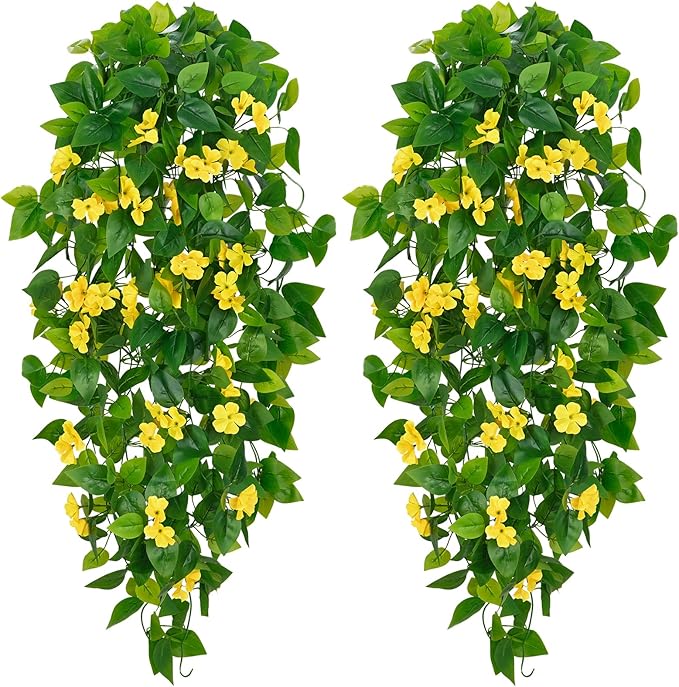 BLEUM CADE Artificial Hanging Flowers