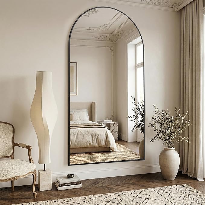 Suidia 86"x46" Arched Full Length Mirror