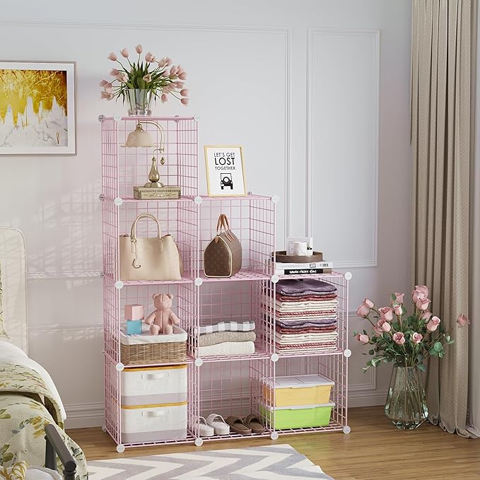 C&AHOME Wire Cube Storage, 9