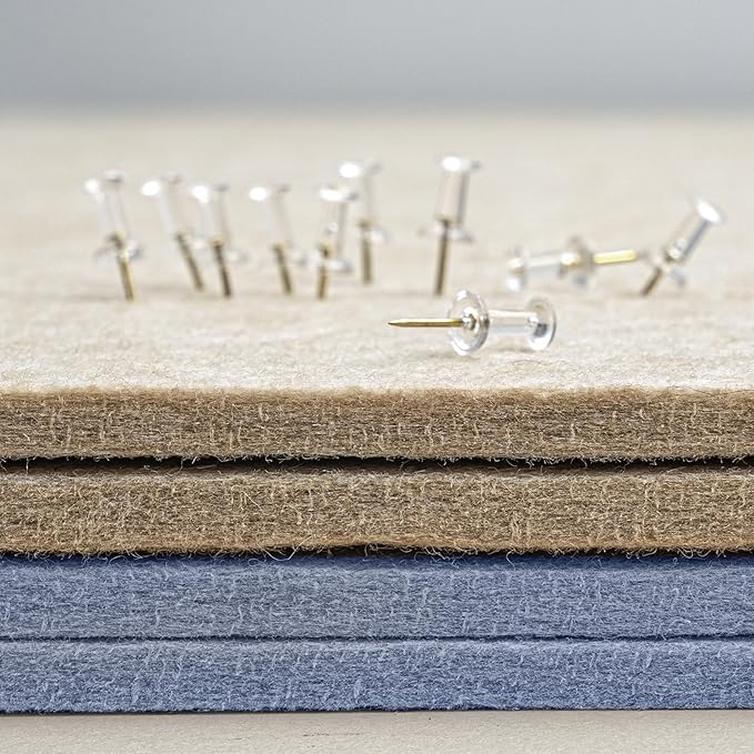 Lightomorrow Bulletin Board, 35 x 17 1/2 inches Felt Board