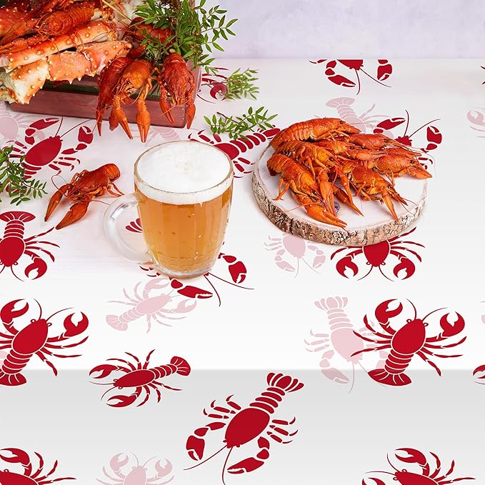 Kochorie 100 Ft x 54 Inch Crawfish Party Tablecloth Roll
