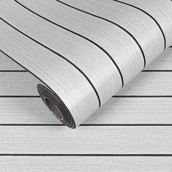 VEELIKE Light Grey Wood Wall Panels Peel and Stick Wood Slat Wall Panel