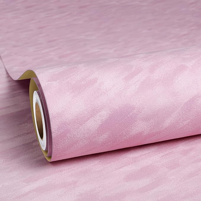 ReWallpaper Blush Pink Peel and Stick Wallpaper Removable Luxury Velvet
