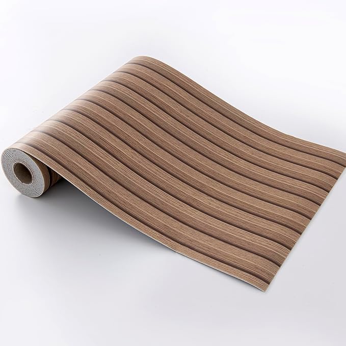 Haimin Wood Grain Slat Wall Panels Peel and Stick Faux Wood Thick Wallpaper