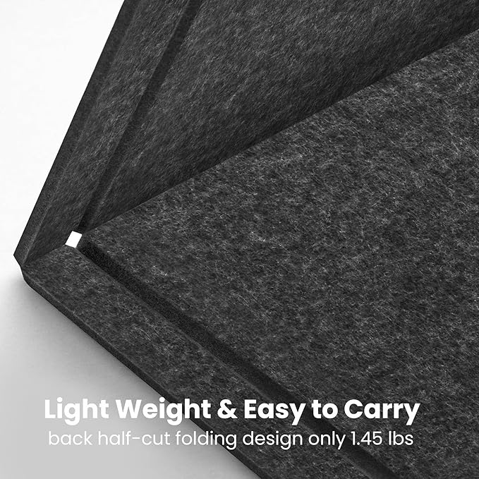 Lightomorrow Bulletin Board, 36 x 24 inches Felt Board