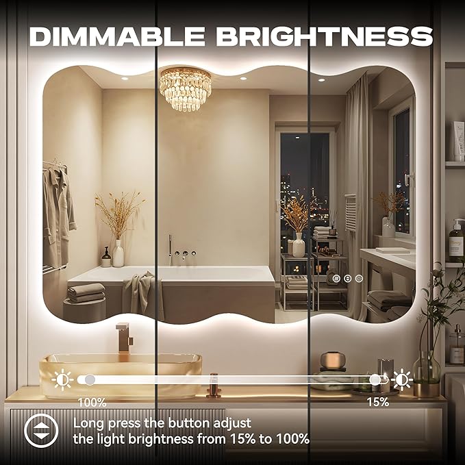 Hasipu Wavy Full Length Mirror