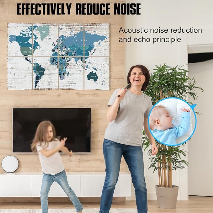 YPY Soundproof Wall Panels Acoustic Padding: Sound Proof Panel Acoustic
