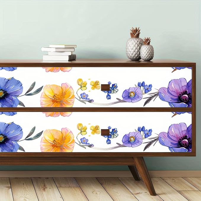 HOMETITUTE Wallpaper Border 4x196 Inch Peel and Stick Wall Border Wallpaper