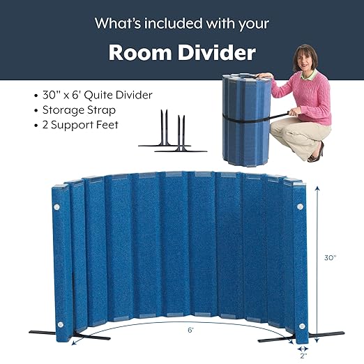Angeles 30" x 6' Quiet Divider
