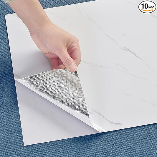 Haimin Wall Panels Peel and Stick 10 Pieces 23.6x11.8in Lightweight Backsplash