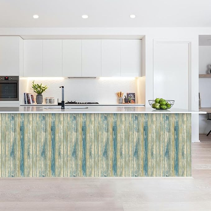 practicalWs Peel and Stick Wallpaper 17.7" x 236.2" Wood Wallpaper Wood Contact