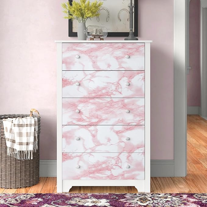 Abyssaly Glossy Marble Contact Paper