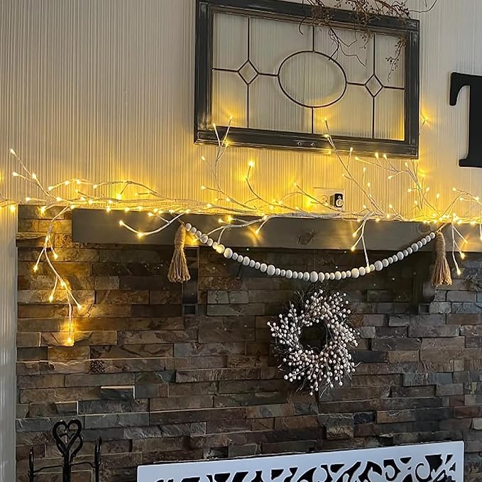 Willow Vine Lights with Remote for Wall: 7.5ft LED Enchanted Vines Lights DIY