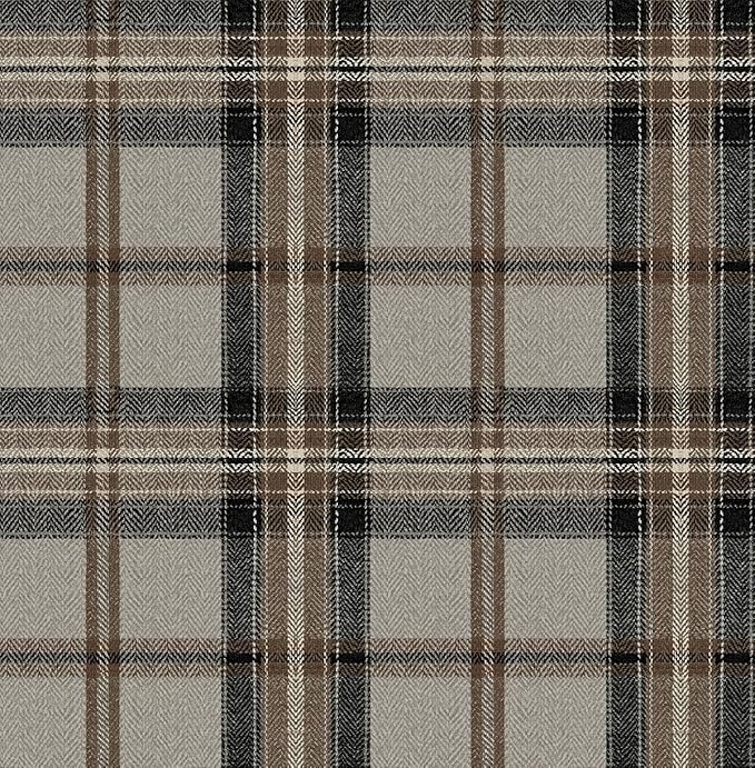 NextWall Harry & Grace Herringbone Plaid Premium Matte Non-Woven Peel and Stick