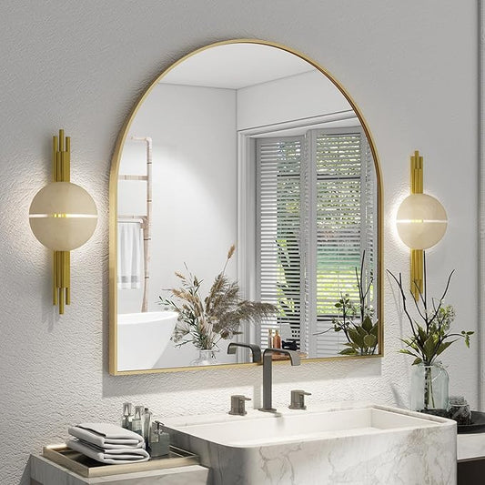 XRAMFY Arched Bathroom Mirror 32" x 34"