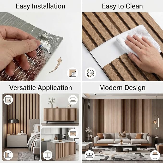 3D Wall Panels Peel and Stick – 15.74" x 118" PVC Faux Texture Wall Covering