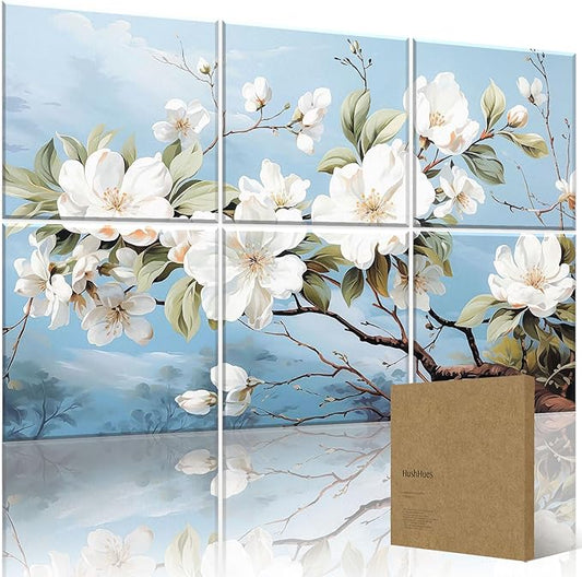 6-Pack Art Acoustic Panels 72x48 Inches Large Decorative Acoustic Panels