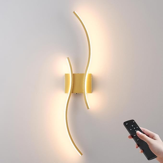KARTOOSH Battery Operated Wall Sconce