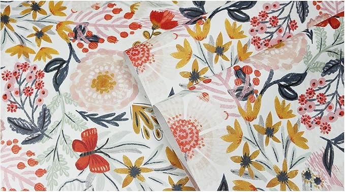 HAOKHOME Boho Peel and Stick Wallpaper Floral Wall Paper Removable