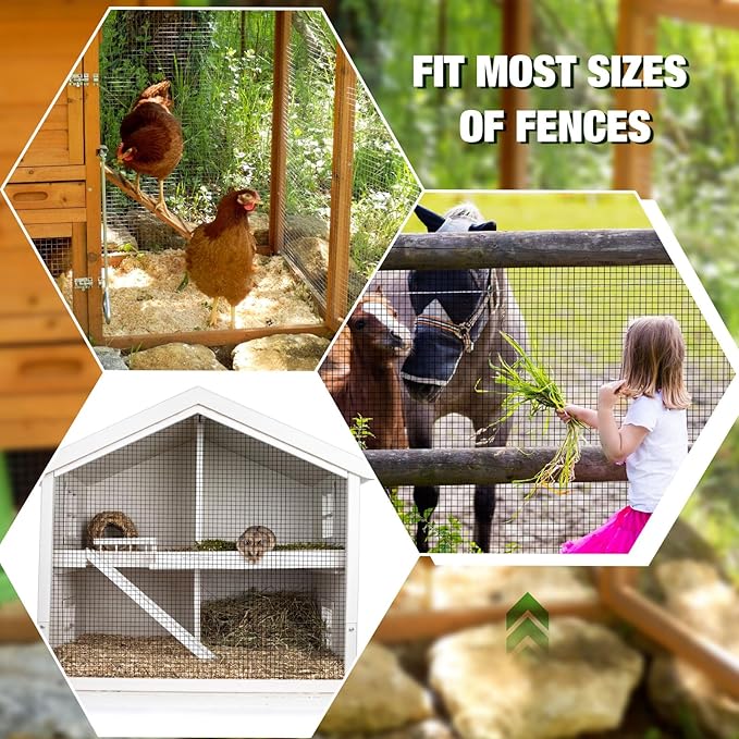 Tatuo Hardware Cloth 1/2 Inch 72in x 100ft Hot Dip Galvanized After Welded Cage Mesh Rolls 21 Gauge Metal Chicken Wire Roll Wire Fencing Poultry Netting for Raised Garden Rodent Animals