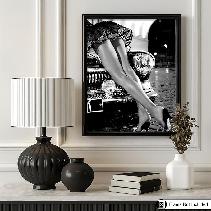 Poster Master Sexy Legs on Classic Car Poster