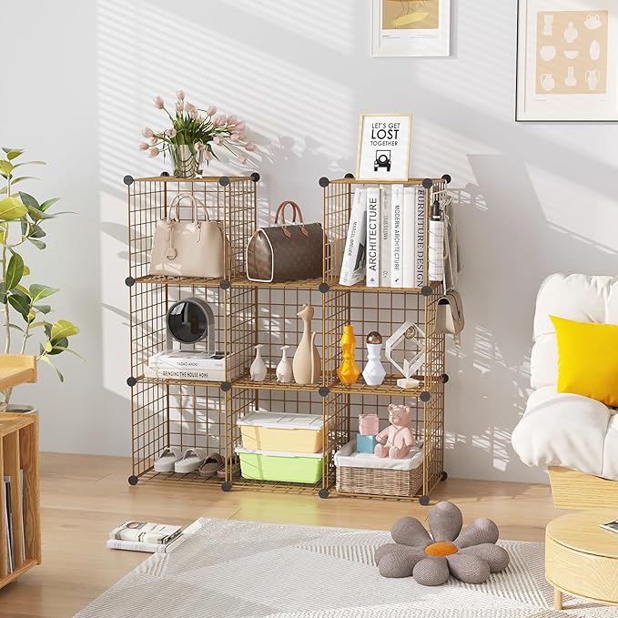 C&AHOME Wire Cube Storage, 8