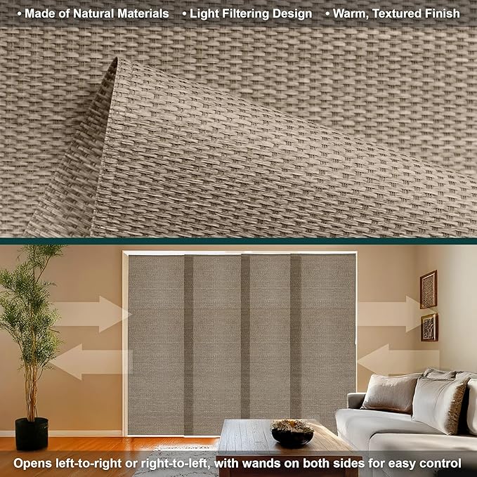 CHICOLOGY Panel Track Vertical Blinds