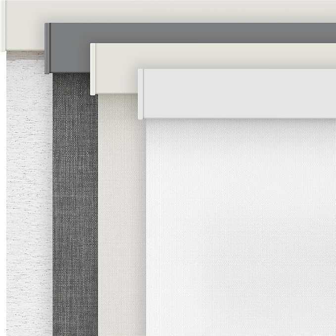 AOSKY Custom Linen Roller Blinds Shades