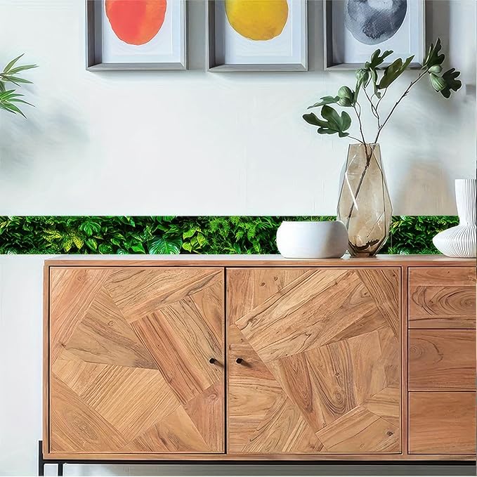 HOMETITUTE Wallpaper Border 4x196 Inch Peel and Stick Wall Border Wallpaper