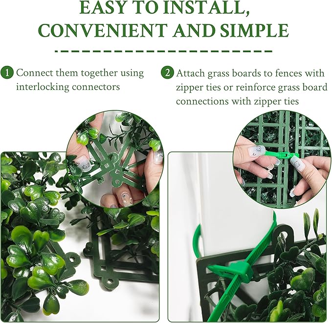 Artificial Ivy Privacy Fence Screen, Backyard and Decor