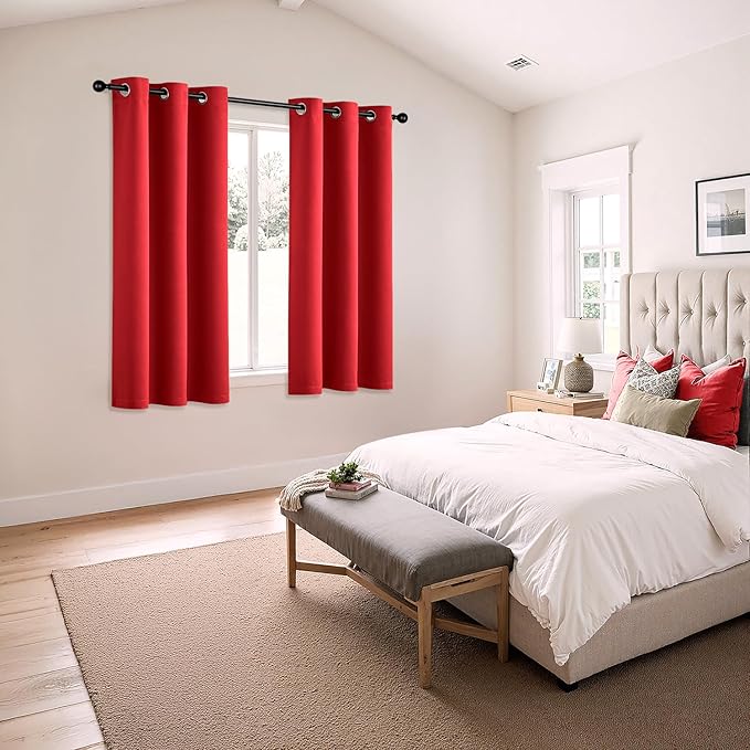 MIULEE Blackout Curtains for Bedroom Living Room 2 Panels, Thermal Insulated