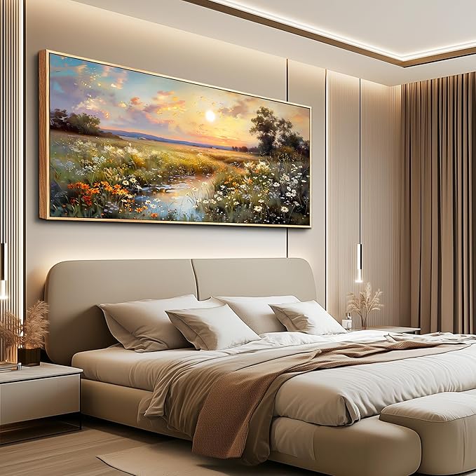 hyidecorart Large Framed Wall Art, Landscape Wall Art, Nature Wall Decor