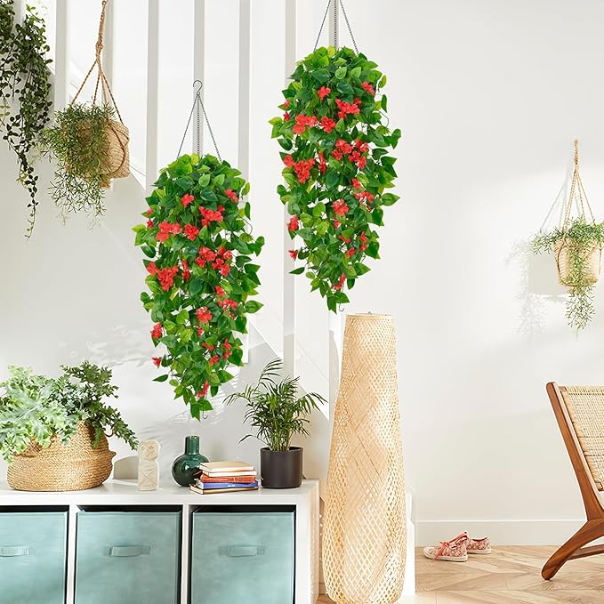 BLEUM CADE Artificial Hanging Flowers