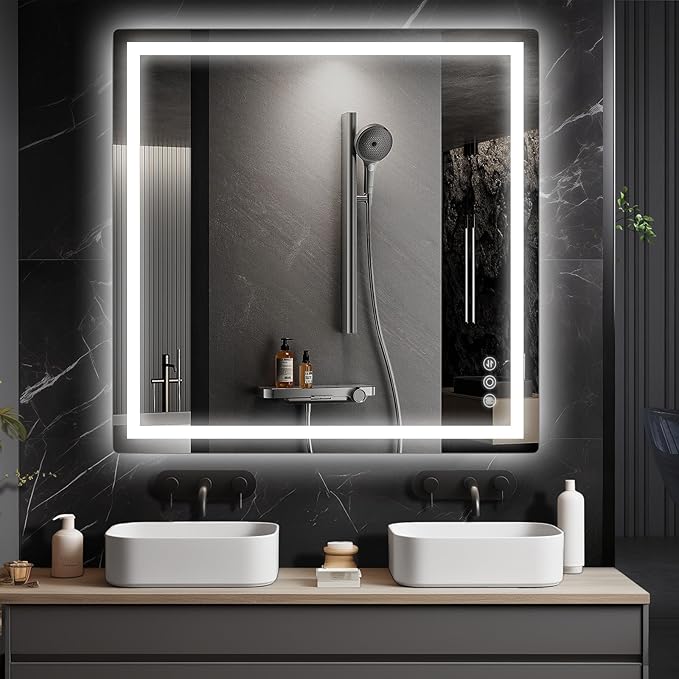 Memobarco 36"x 36" Bathroom Mirror