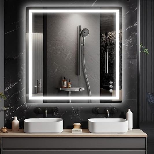 Memobarco 36"x 36" Bathroom Mirror