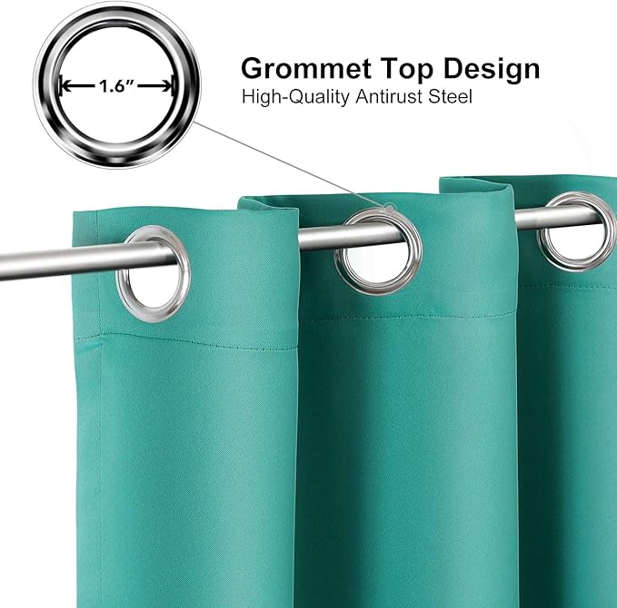ChrisDowa Grommet Room Darkening Curtains
