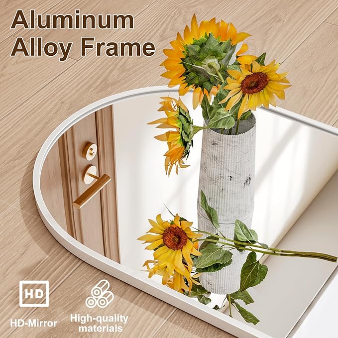 Rowjut Full Length Door Mirror, Wall Mounted Wall Mirrors, Cloakrooms, etc.