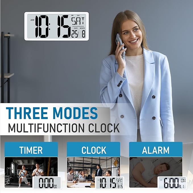 TXL Large Digital Wall Clock