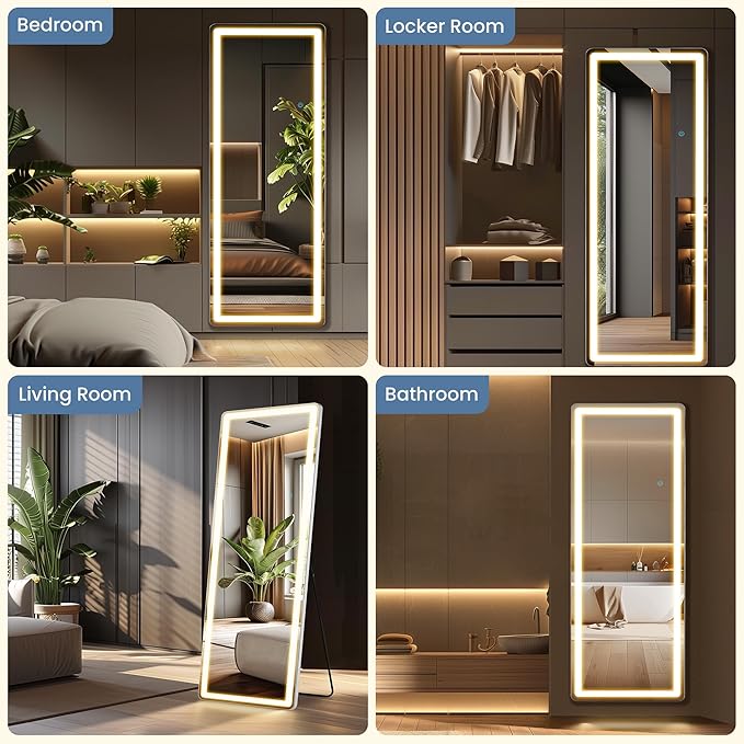 DUMOS 26"×71" LED Full Length Mirror