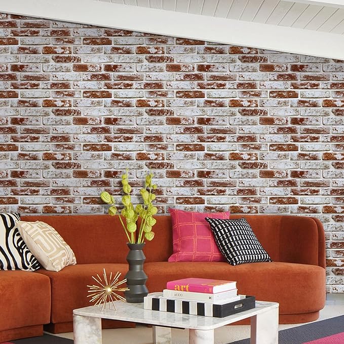 Commomy Faux Brick 3D Wall Panels
