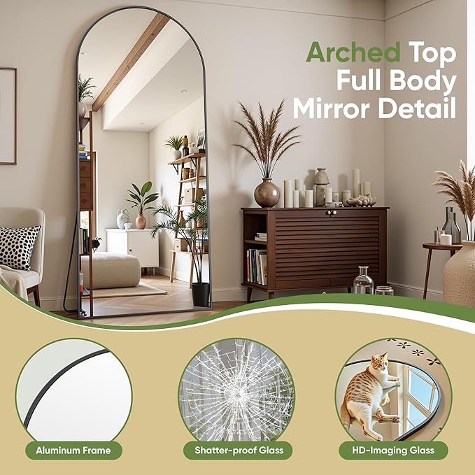 Full Length Mirror, Oversized Floor Mirrors, Leaning Free Standing Mirrors