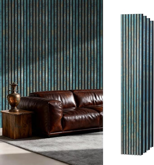 Wood Slat Wall Panels for Interior Wall Decor, Acoustic MDF Wall Panels