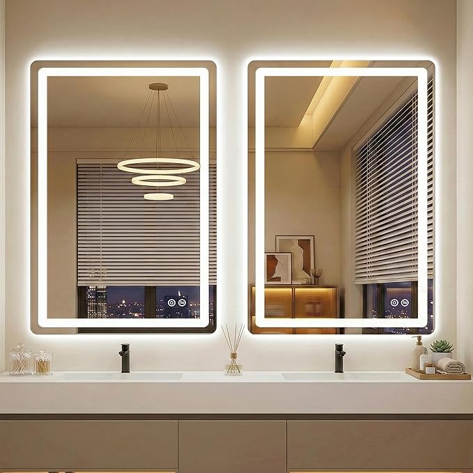 AMOISE LED Bathroom Vanity Mirror