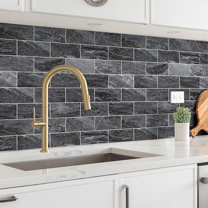 StyloVue 4 Pieces Peel and Stick Backsplash