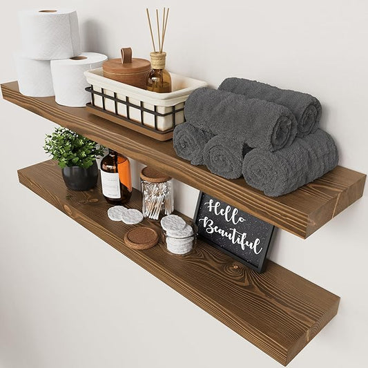 BAOBAB WORKSHOP Solid Wood Floating Shelves