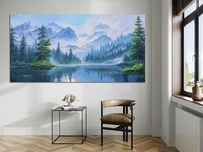 Ardemy Forest Landscape Canvas Painting 48"x24"